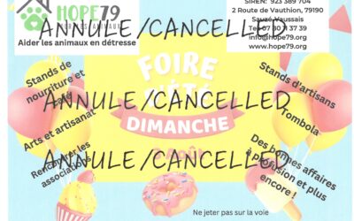 CANCELLATION SUMMER FAYRE SUNDAY 3rd AUGUST 2025